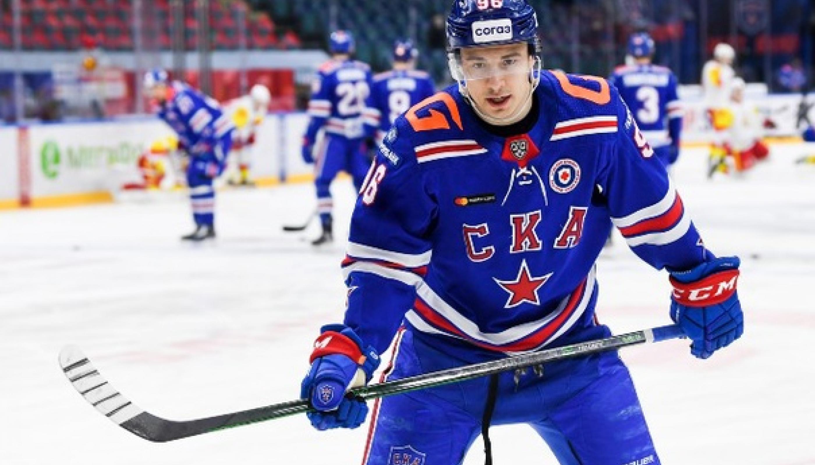 Форвард СКА Андрей Кузьменко попал в символическую сборную сезона КХЛ