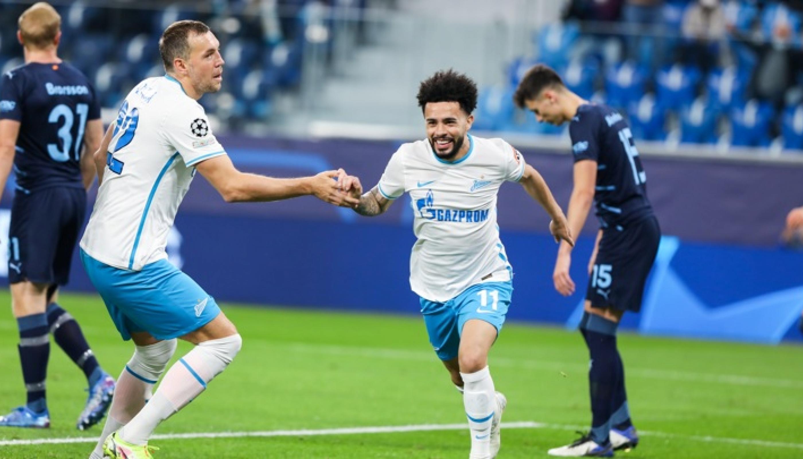 «Зенит» разгромил в Лиге чемпионов «Мальме»